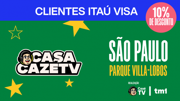 Imagem do evento Casa CazéTV | São Paulo | Cartões Itaú Visa