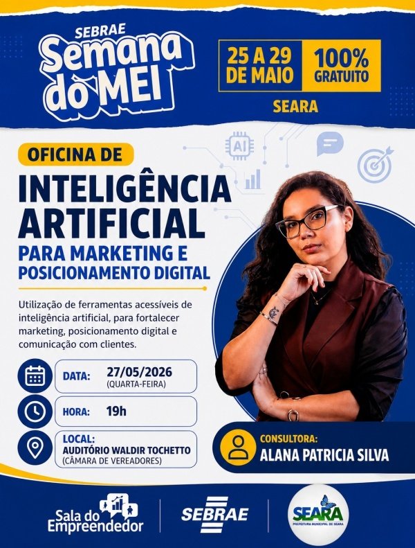 Imagem do evento Oficina de Inteligência Artificial para Marketing e Posicionamento Digital