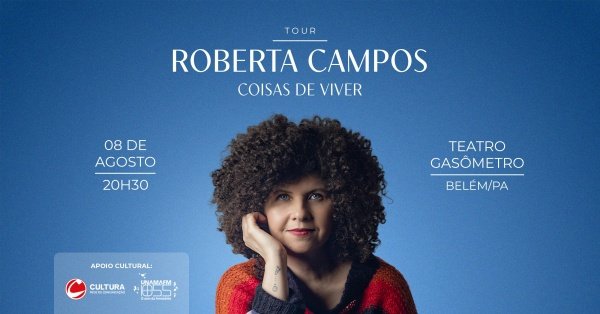 Imagem do evento Roberta Campos - Tour Coisas de Viver