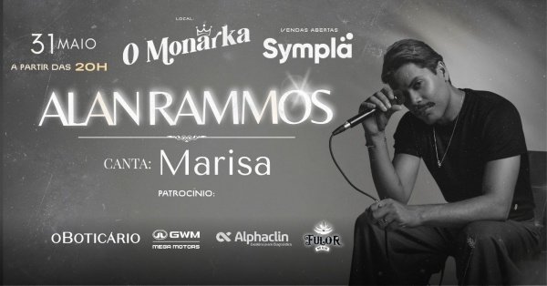 Imagem do evento ALAN RAMMOS CANTA MARISA