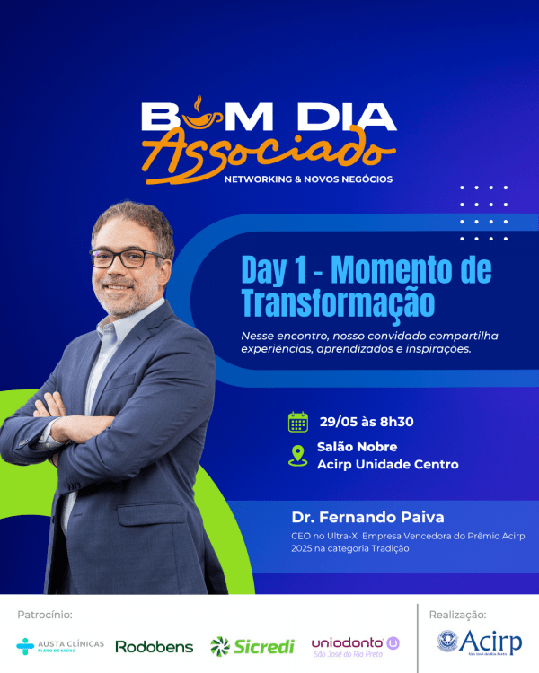 Imagem do evento Bom dia Associado  Maio 2026  - Momento de Transformação