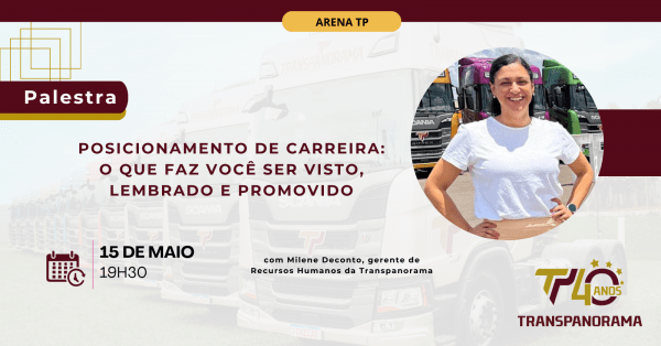 Imagem do evento ARENA TP -POSICIONAMENTO DE CARREIRA: O QUE FAZ VOCÊ SER VISTO, LEMBRADO E PROMOVIDO