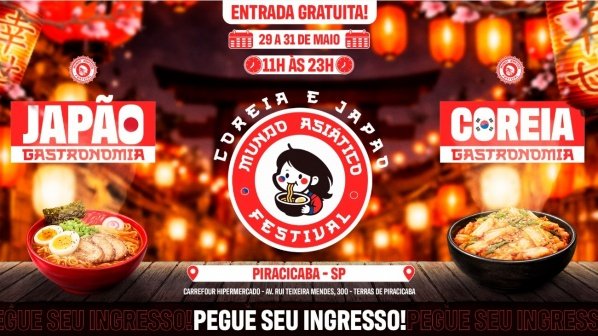 Imagem do evento Festival Mundo Asiático - Piracicaba - SP