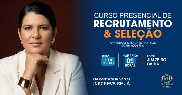 Imagem do evento CURSO PRESENCIAL DE RECRUTAMENTO E SELEÇÃO
