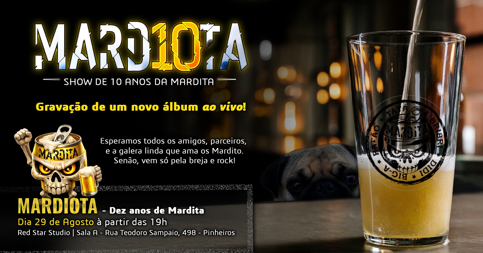 MARD10TA - Show de 10 anos da Mardita - São Paulo, SP