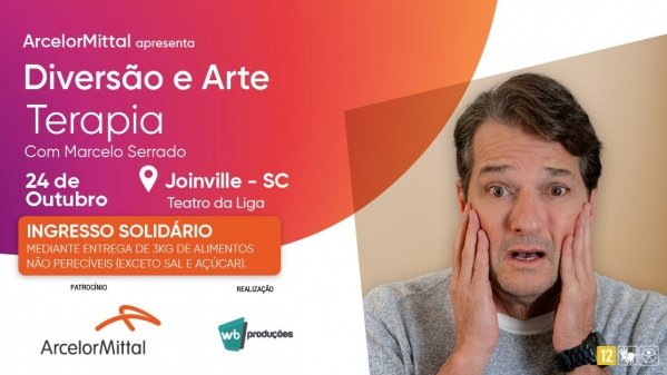 Imagem do evento TERAPIA - COM MARCELO SERRADO - DIVERSÃO E ARTE 2026