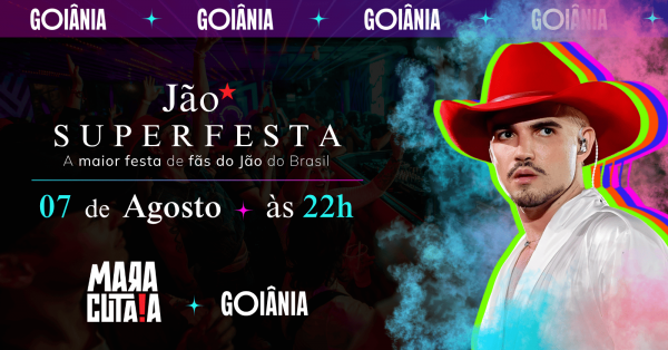 Imagem do evento SUPERFESTA DE FÃS DO JÃO - GOIÂNIA