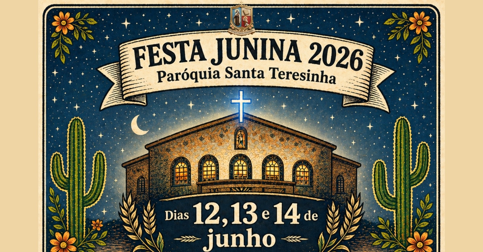 FESTA JUNINA DA PARÓQUIA SANTA TERESINHA - 2026 - Brasília, DF