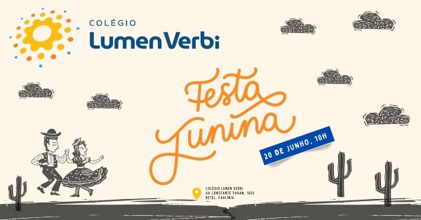 Imagem do evento Festa Junina Colégio Lumen Verbi 2026