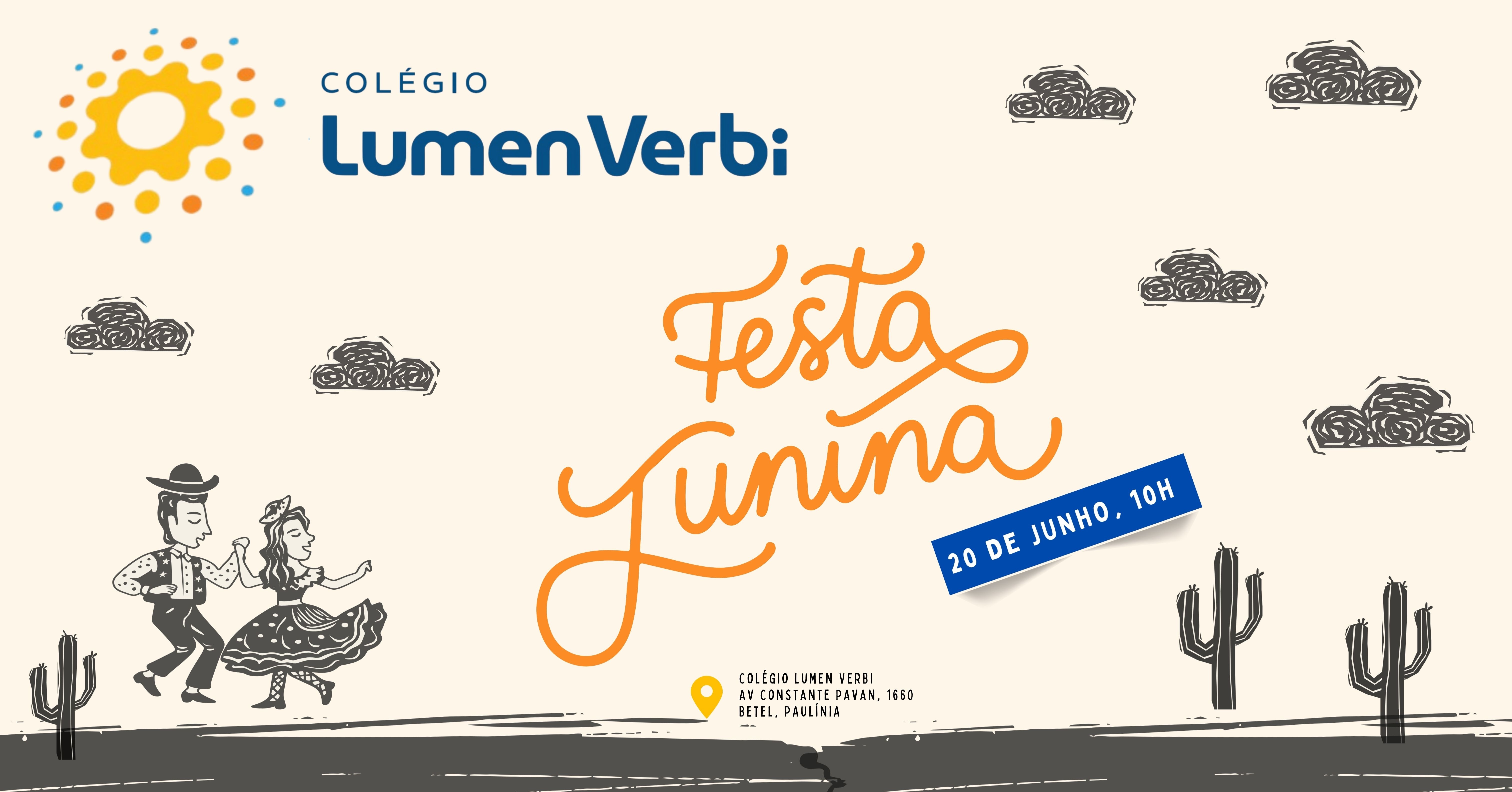 Festa Junina Colégio Lumen Verbi 2026 - Paulínia, SP