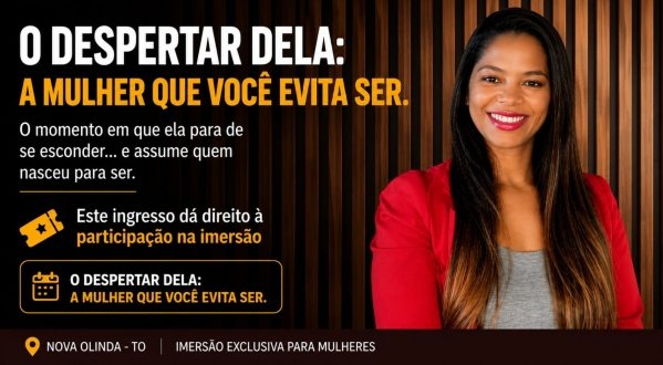 Imagem do evento O DESPERTAR DELA: A MULHER QUE VOCÊ EVITA SER.