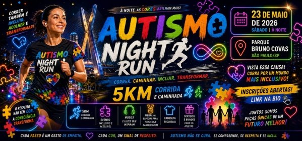 Imagem do evento AUTISMO NIGHT RUN