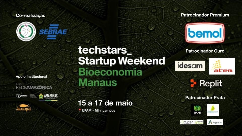 Techstars Startup Weekend Bioeconomia Manaus em Manaus - Sympla