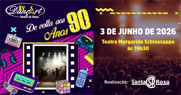 Imagem do evento XV Dançart: Mostra de dança do Colégio Santa Rosa