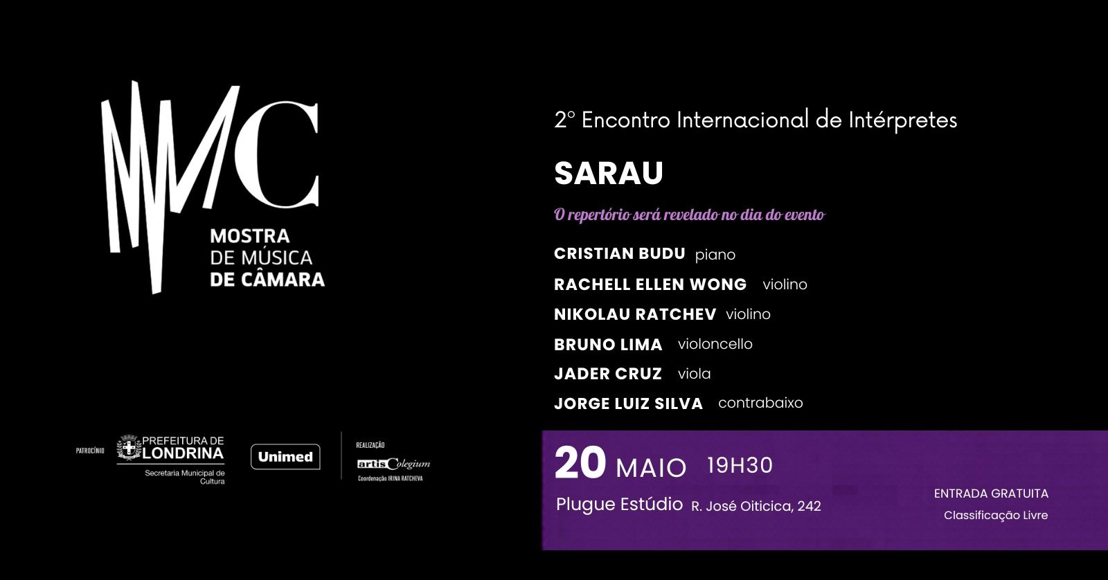 Sarau - 2º Encontro Internacional de Intérpretes | 15ª Mostra de