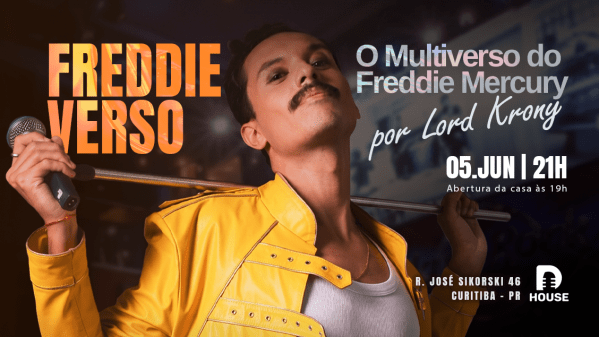 Imagem do evento Freddie Verso - O Multiverso do Freddie Mercury
