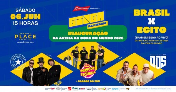 Imagem do evento Arena Ginga Balneário Camboriú - Inauguração