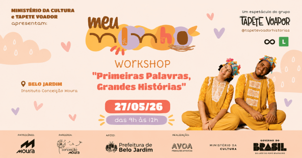 Imagem do evento Workshop Primeiras Palavras, Grandes Histórias