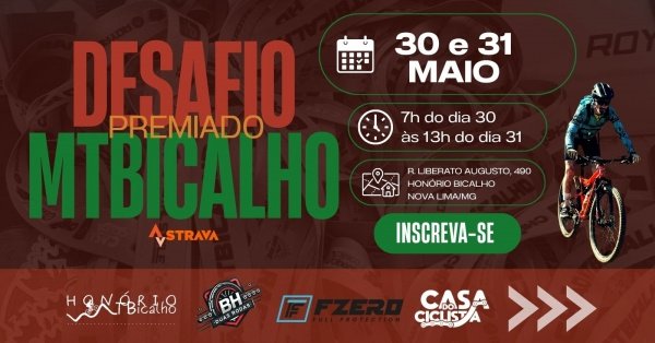 Imagem do evento Desafio Premiado MTBicalho 2026