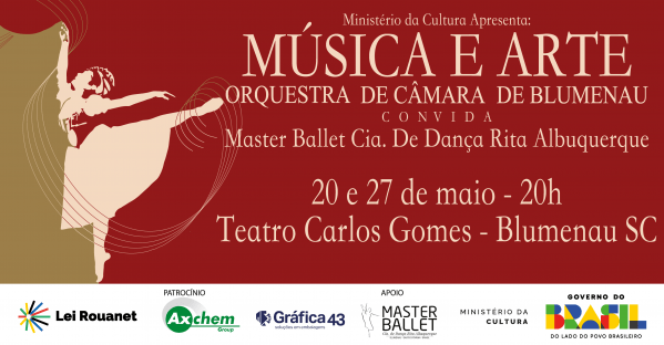 Imagem do evento Música e Arte - Concerto Orquestra de Câmara de Blumenau