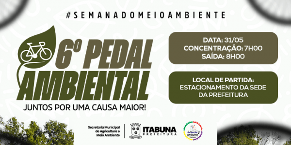 Imagem do evento 6º PEDAL AMBIENTAL