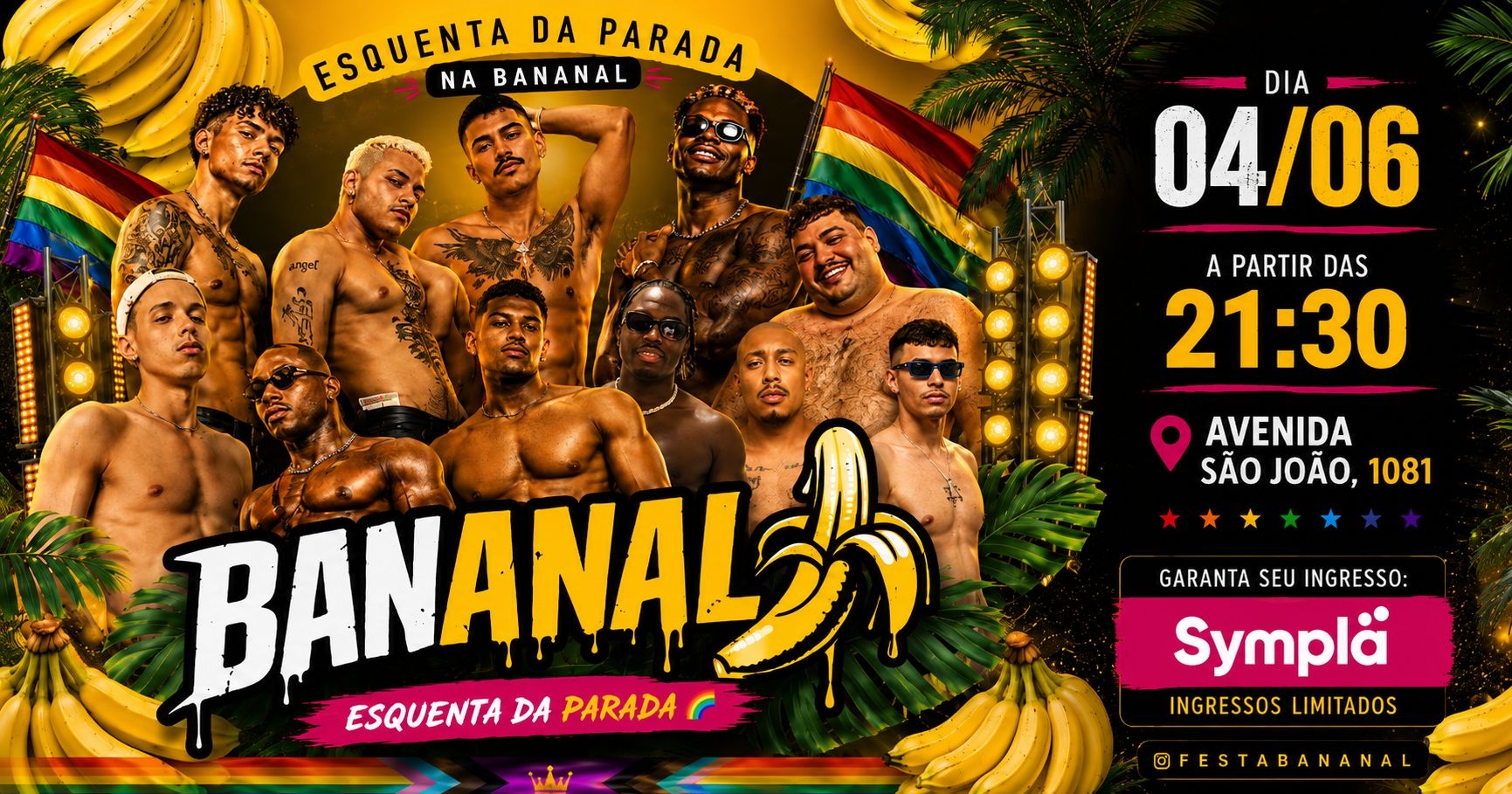 FESTA BANANAL PRIDE - São Paulo, SP