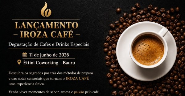 Imagem do evento Iroza Café - Degustação de café especial e Drinks