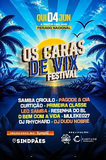 Imagem do evento Os caras de Vix Festival