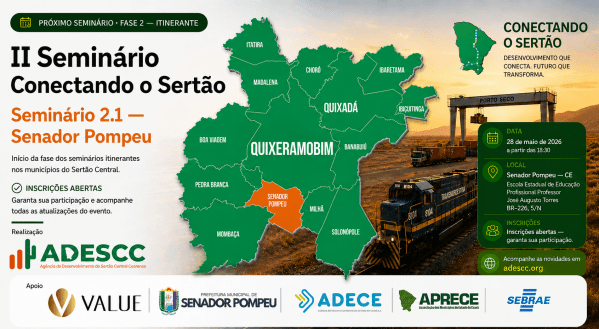 Imagem do evento II Seminário Conectando o Sertão - Seminário 2.1 Senador Pompeu - CE
