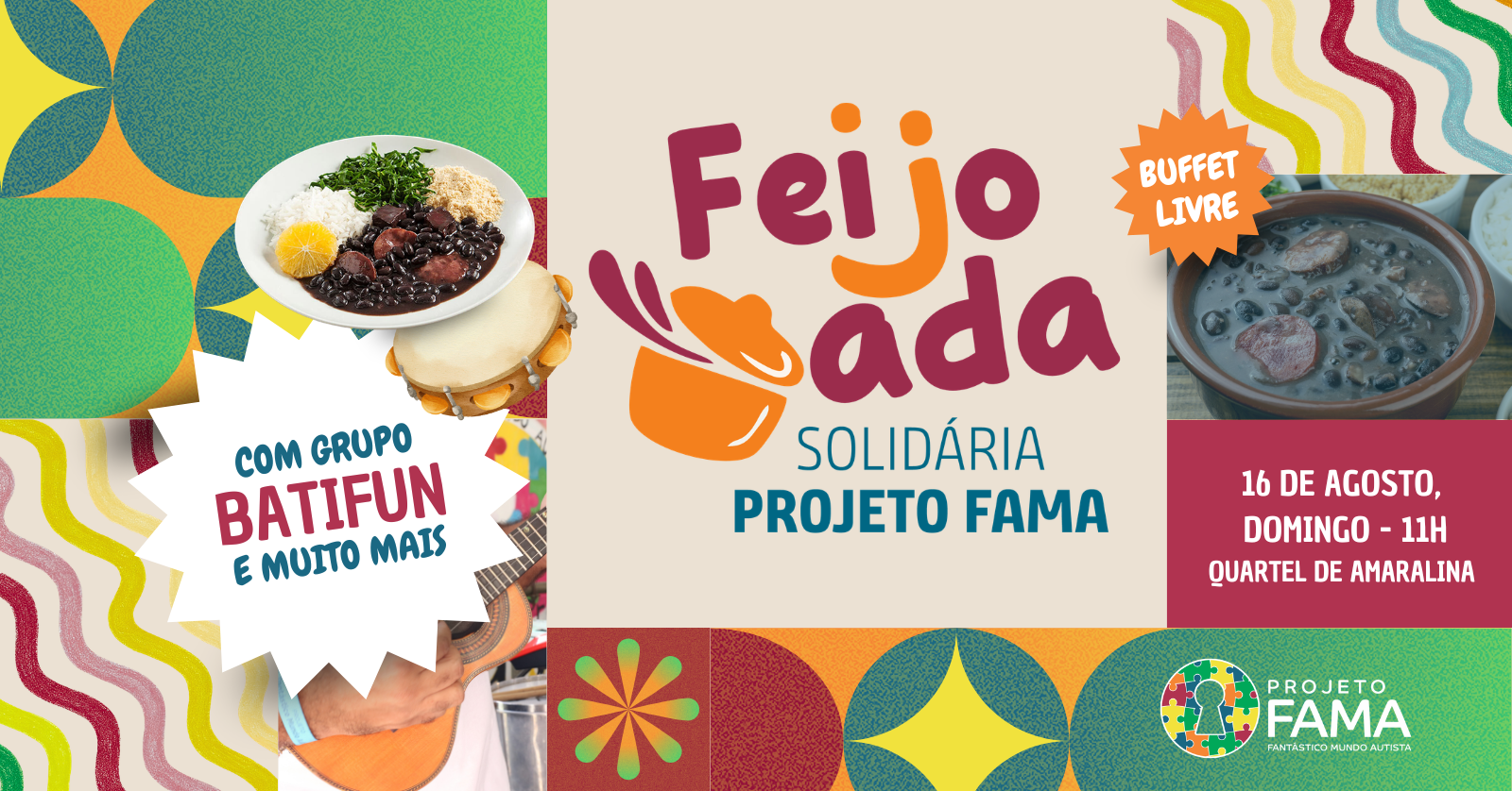 3ª Feijoada Solidária Projeto FAMA