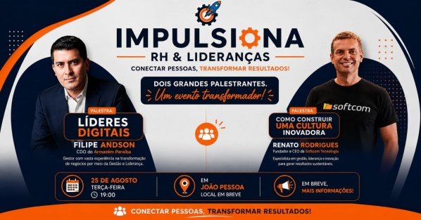 IMPULSIONA RH E LIDERANÇAS 2º EDIÇÃO em João Pessoa - Sympla