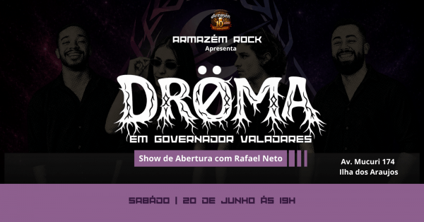 Imagem do evento BANDA DRØMA LIVE SESSION - Armazém Botequim Gourmet