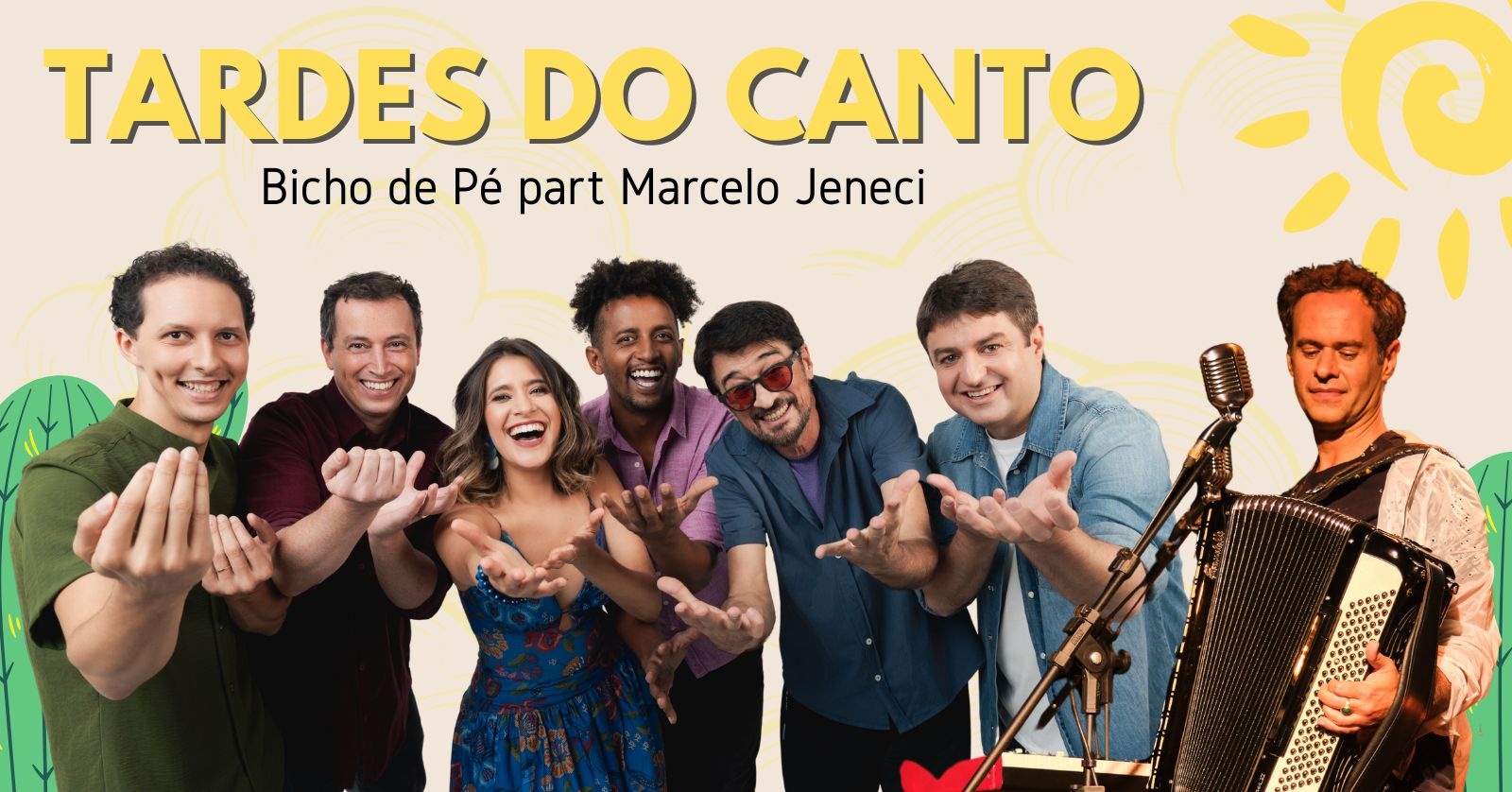 Bicho de Pé e Marcelo Jeneci no Tardes do Canto