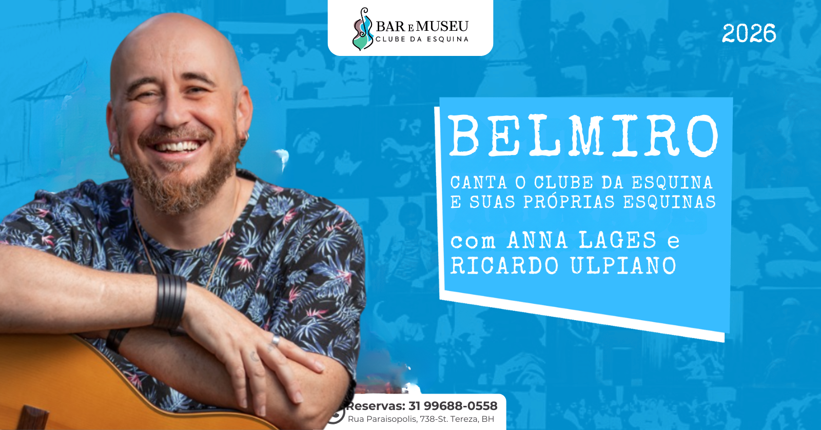 New Home - Push 15 Belmiro Canta Clube da Esquina e Suas Esquinas