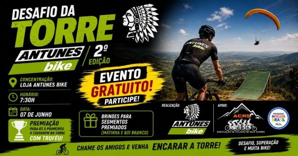 Imagem do evento Desafio da Torre Antunes Bike 2° edição