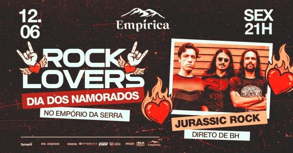 Imagem do evento Rock Lover's - Dia dos Namorados - Empírica