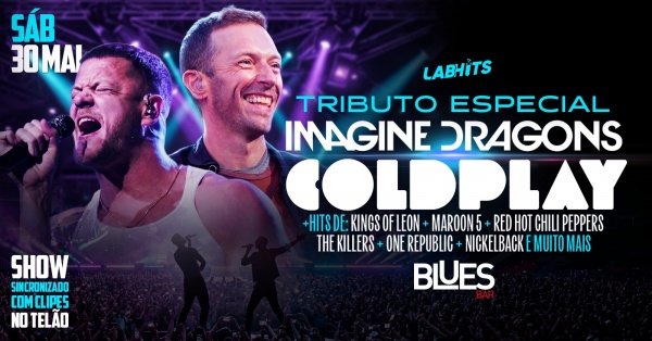 Imagem do evento LABHITS COLDPLAY e IMAGINE DRAGONS