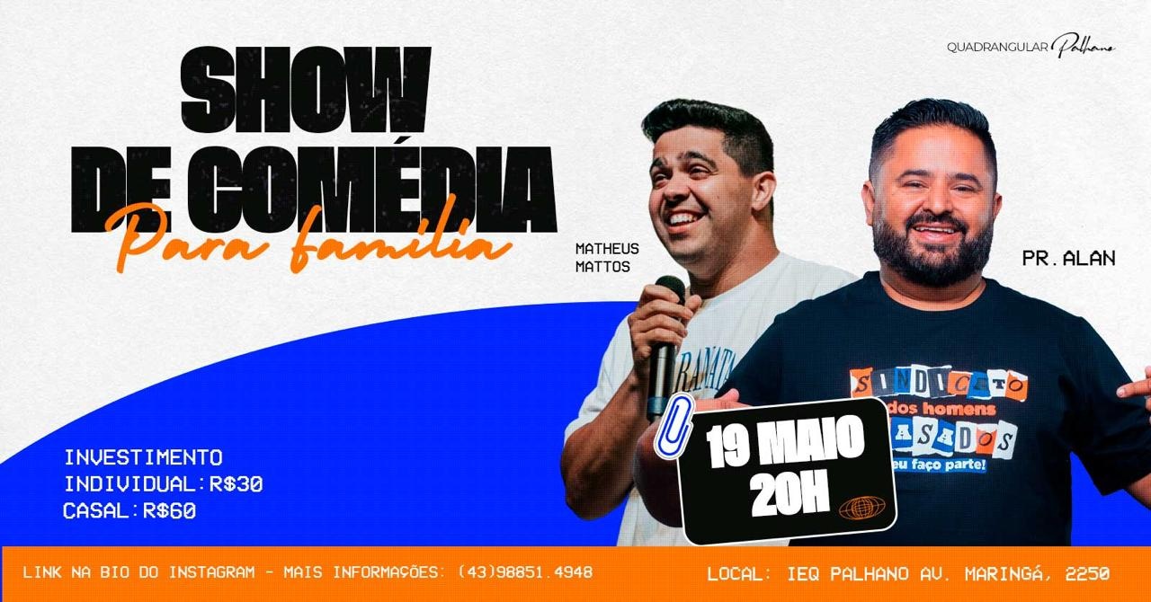 Show de Comédia para Família - Alan Daniel e Matheus Mattos em Londrina