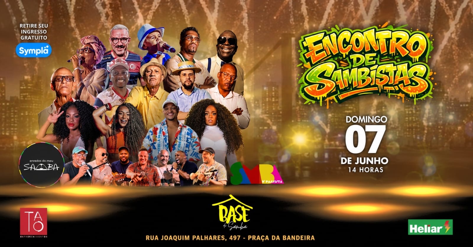 Encontro de sambistas - Rio de Janeiro, RJ