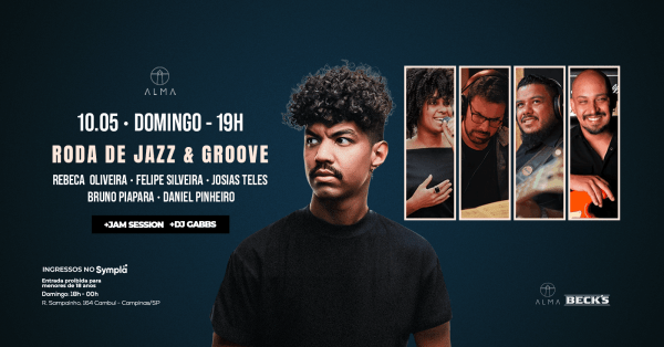 Imagem do evento RODA DE JAZZ & GROOVE NO ALMA CAMPINAS |10.05