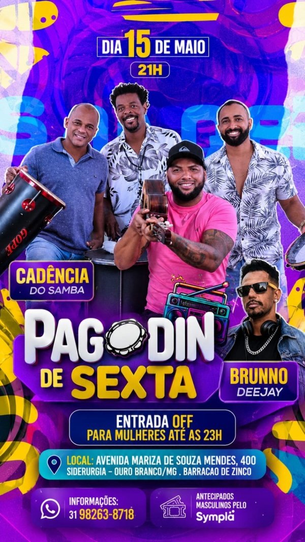 Imagem do evento Pagodin de sexta
