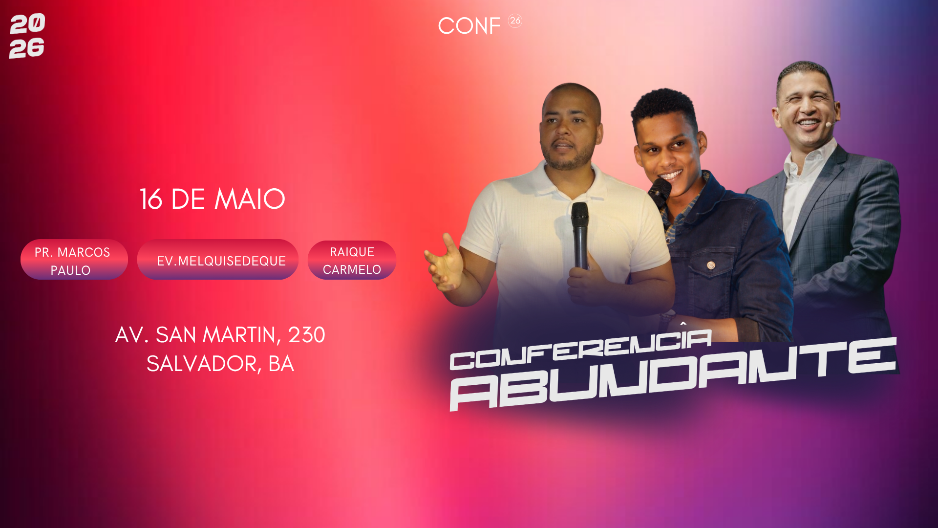 Imagem de Capa do Evento CONFERÊNCIA ABUNDANTE 2026