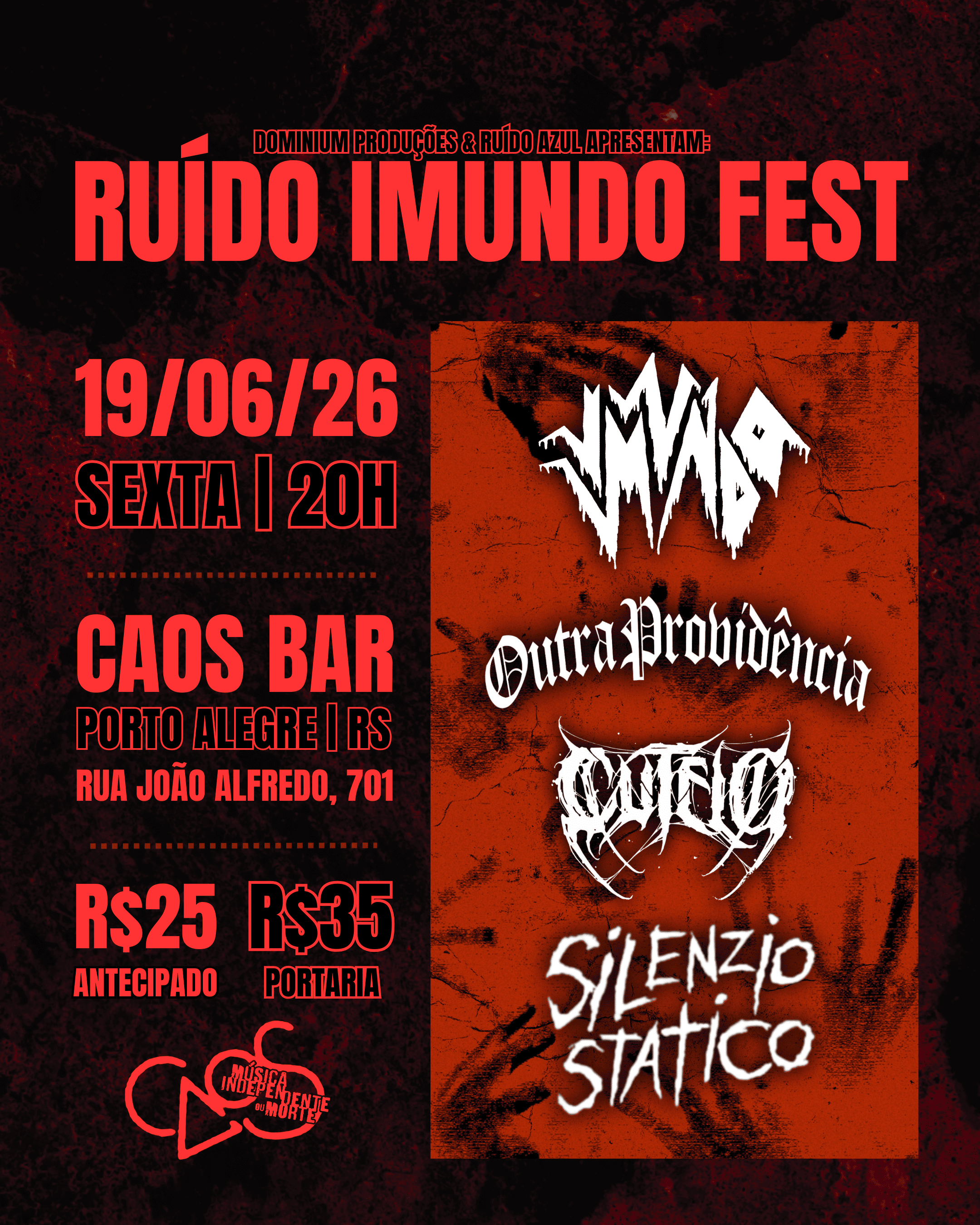 Ruído Imundo Fest - Porto Alegre, RS