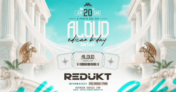 Imagem do evento ALOUD Edição Bday Sarturi