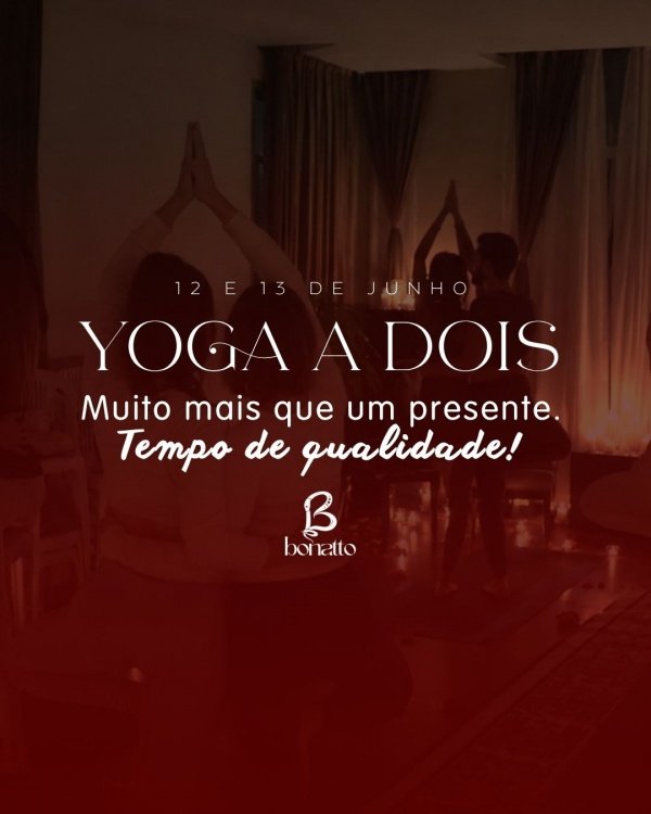 Imagem do evento YOGA A DOIS - Aula especial de Dia dos Namorados