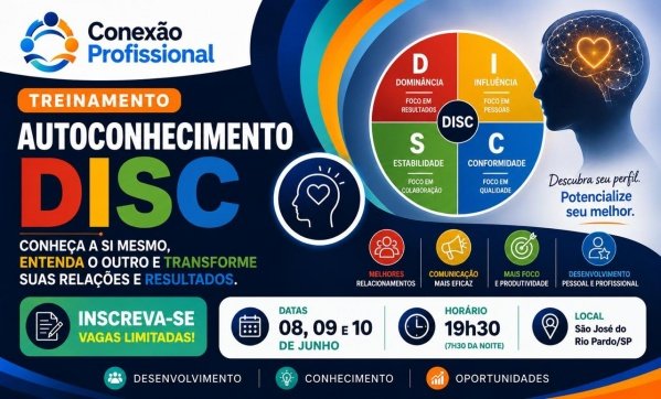 Imagem do evento Autoconhecimento e Metodologia DISC