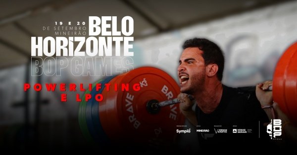 Imagem do evento LEVANTAMENTO TERRA E LPO - BOP GAMES BELO HORIZONTE 2026