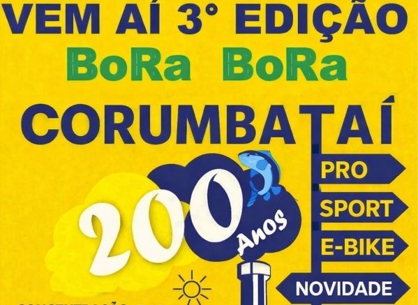 Imagem do evento 3° EDIÇÃO BORA BORA CORUMBATAÍ