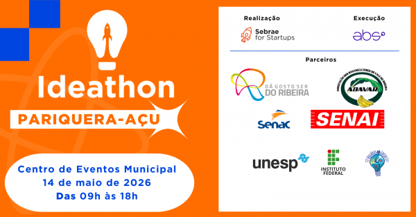 Imagem do evento Ideathon - Pariquera-Açu