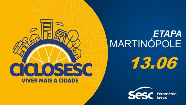 Imagem do evento CICLO SESC 2026 ETAPA MARTINÓPOLE
